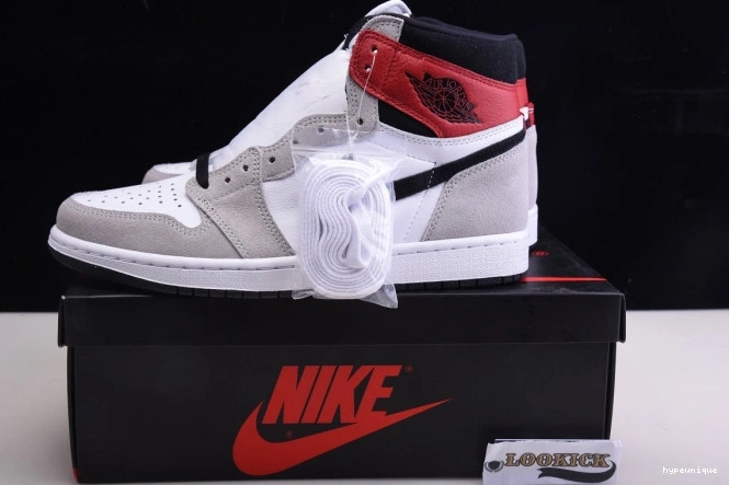 HYPE Grey High Air Light Smoke 1 555088-126 Jordan OG 0820